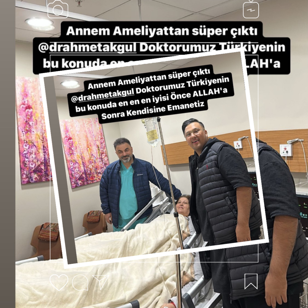 Amputasyon riski olan bacak ameliyat ile kurtarıldı.